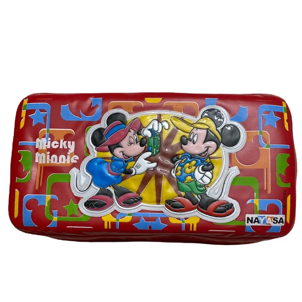 Vintage Disney Mickey & Minnie Mouse Pencil Box